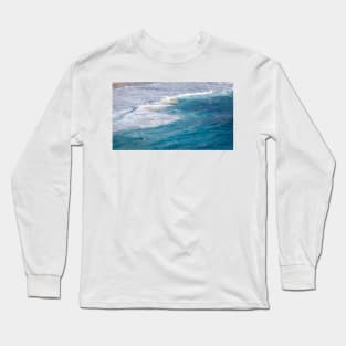 Seascape Surfers Hawaii Long Sleeve T-Shirt